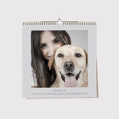 Calendario personalizzato cane