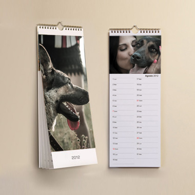 Calendario personalizzato cane